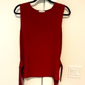 Warehouse cami tie up detail on sides